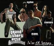 Grand Theft Auto San Andreas: War Of Artists