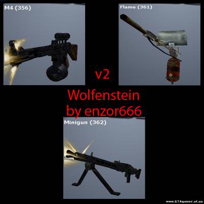 Weapons Pack Wolfenstein v2