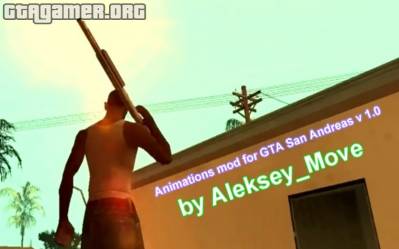 Animations mod for GTA San Andreas