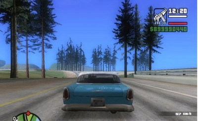Speedometer Digital from GTA V для GTA San Andreas