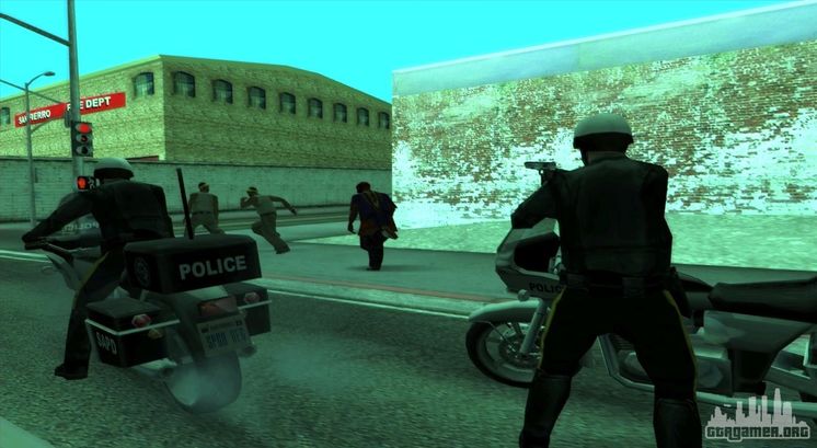 Улучшенный интеллект полиции (Cleo) для GTA San Andreas