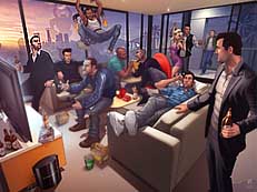 Арт Grand Theft Auto Legends 2012 от Патрика Брауна