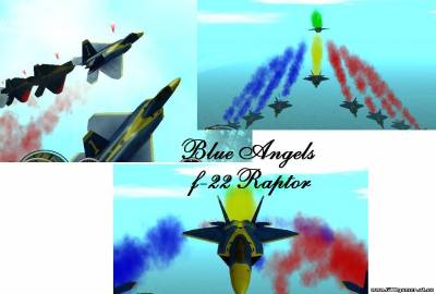f 22 raptor blue angels