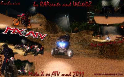 Ексклюзив GTA SA "MX vs ATV mod" by RAPcentr and WhiteDZ