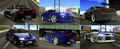 Nissan SkyLine R-34 Tunable v2