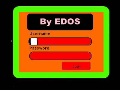 Good login panel By EDOS
