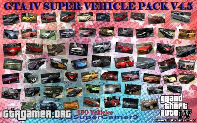 GTA IV Super Vehicle Pack v4.5