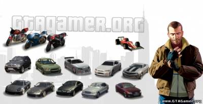 GTA IV: Car pack 14 vehicles