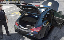 Mercedes CLA 45 AMG Shooting Brake POLICE для GTA 5
