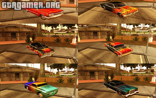 мод Rockstar HD Paintjobs для GTA San Andreas