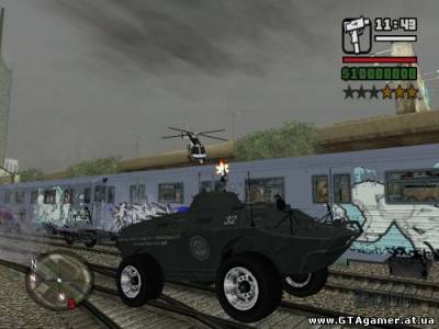 GTA SA "Swatvan с пулемётом (CLEO)"