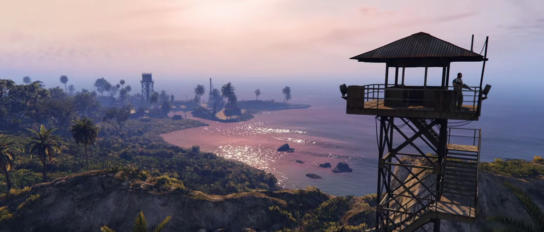 Новый трейлер обновления с островом Кайо-Перико в GTA Online