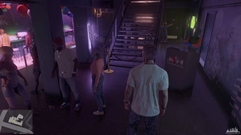 В клубе, скриншот из утечки GTA 6
